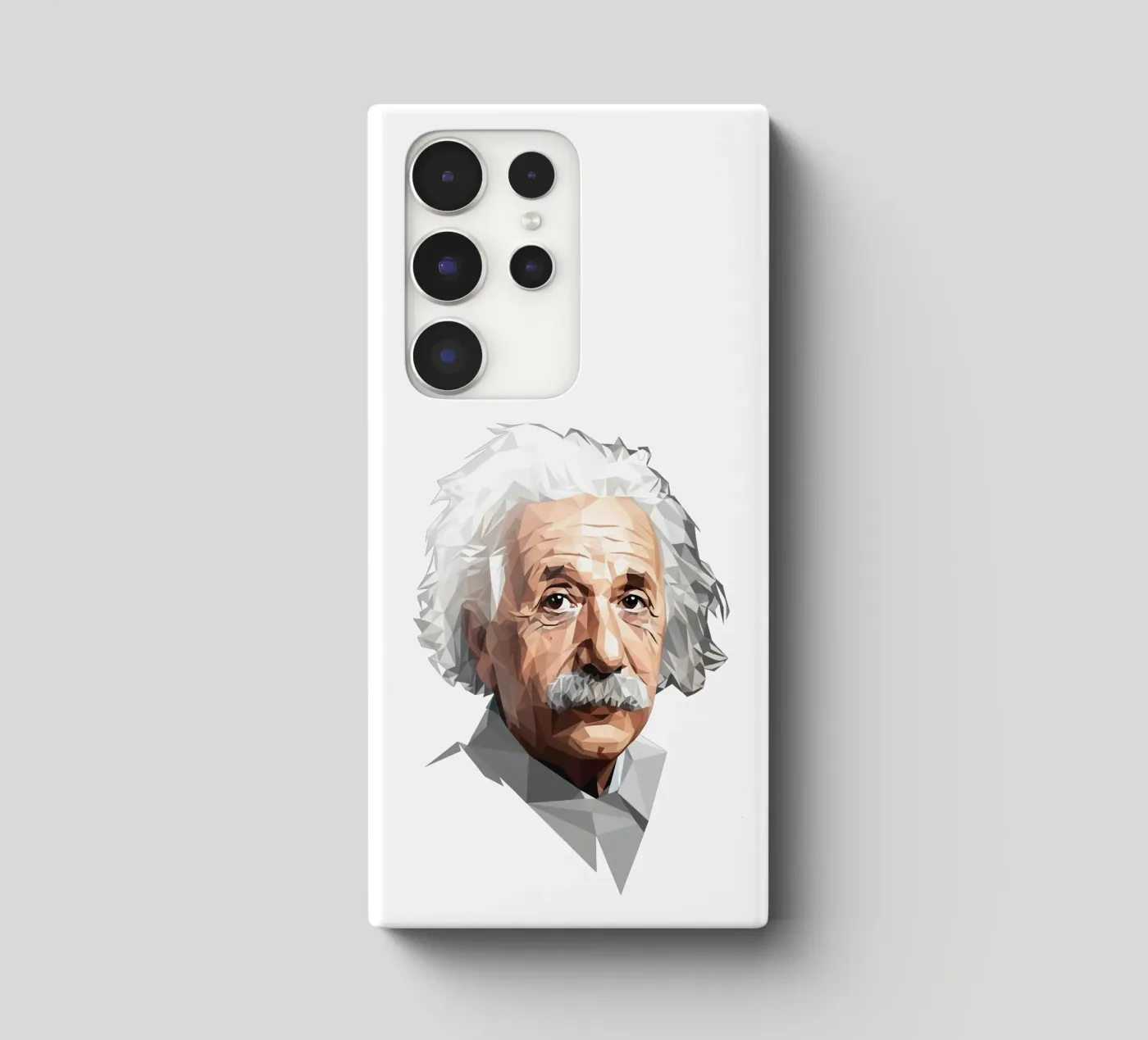 Albert Einstein Lowpoly coque samsung de Low Profile