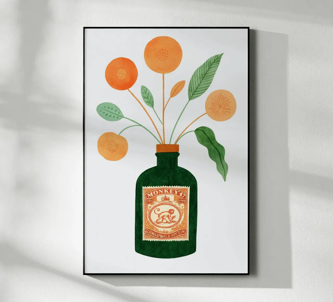 Gin e fiori plexiglass da PurePeachStudio