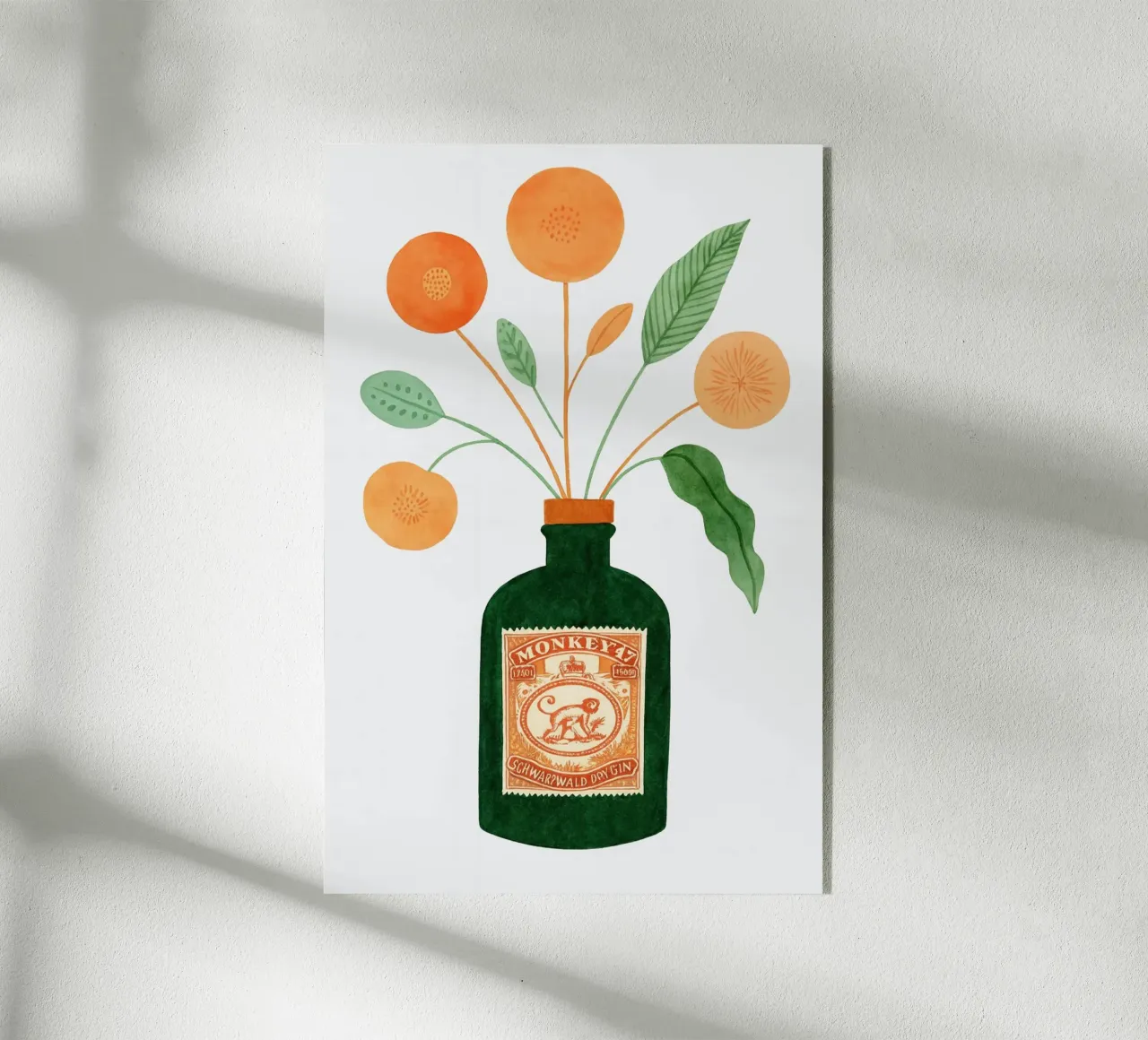 Gin e fiori plexiglass da PurePeachStudio