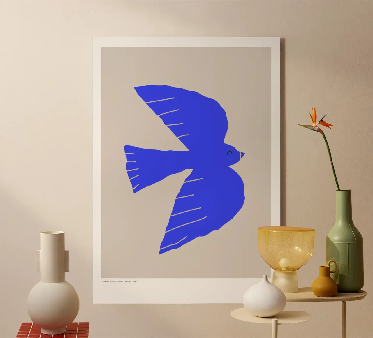 Volo blu plexiglass da PurePeachStudio