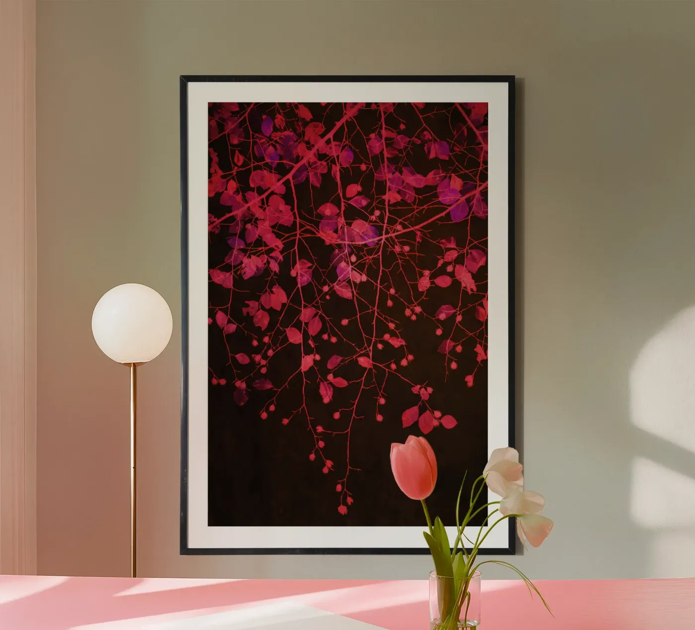 fiery veil poster da Visuelle Poesie am Wegesrand