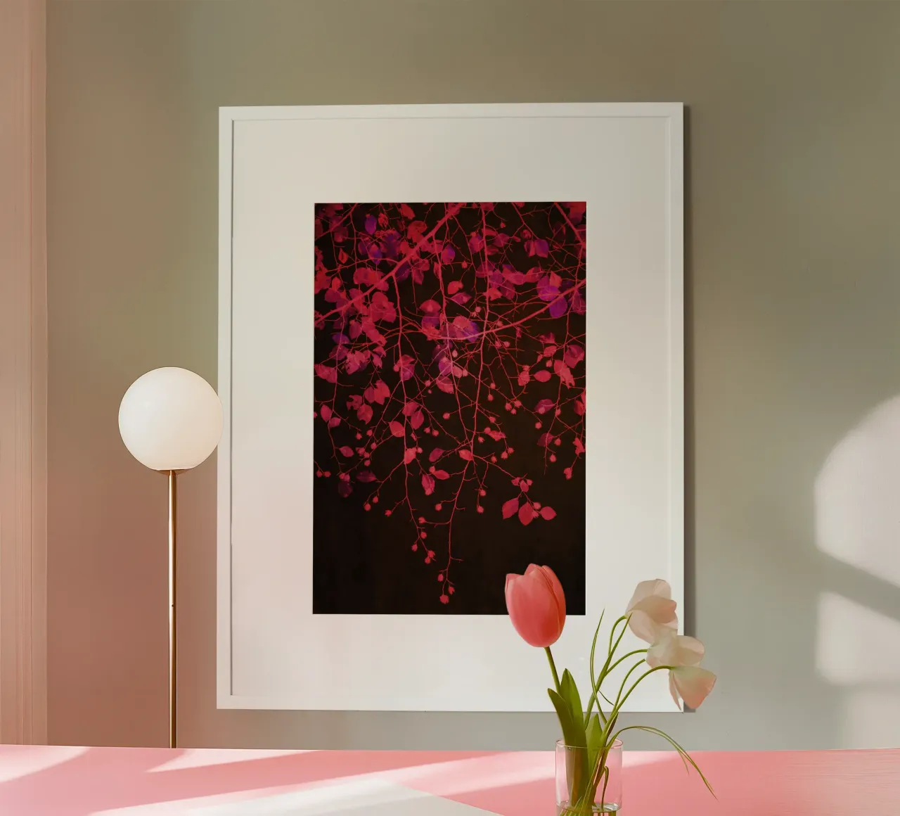 fiery veil poster da Visuelle Poesie am Wegesrand