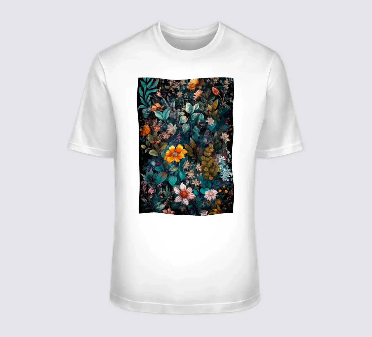Meadow of Wild Plants and herbs t-shirt by Justyna Jaszke JBJart