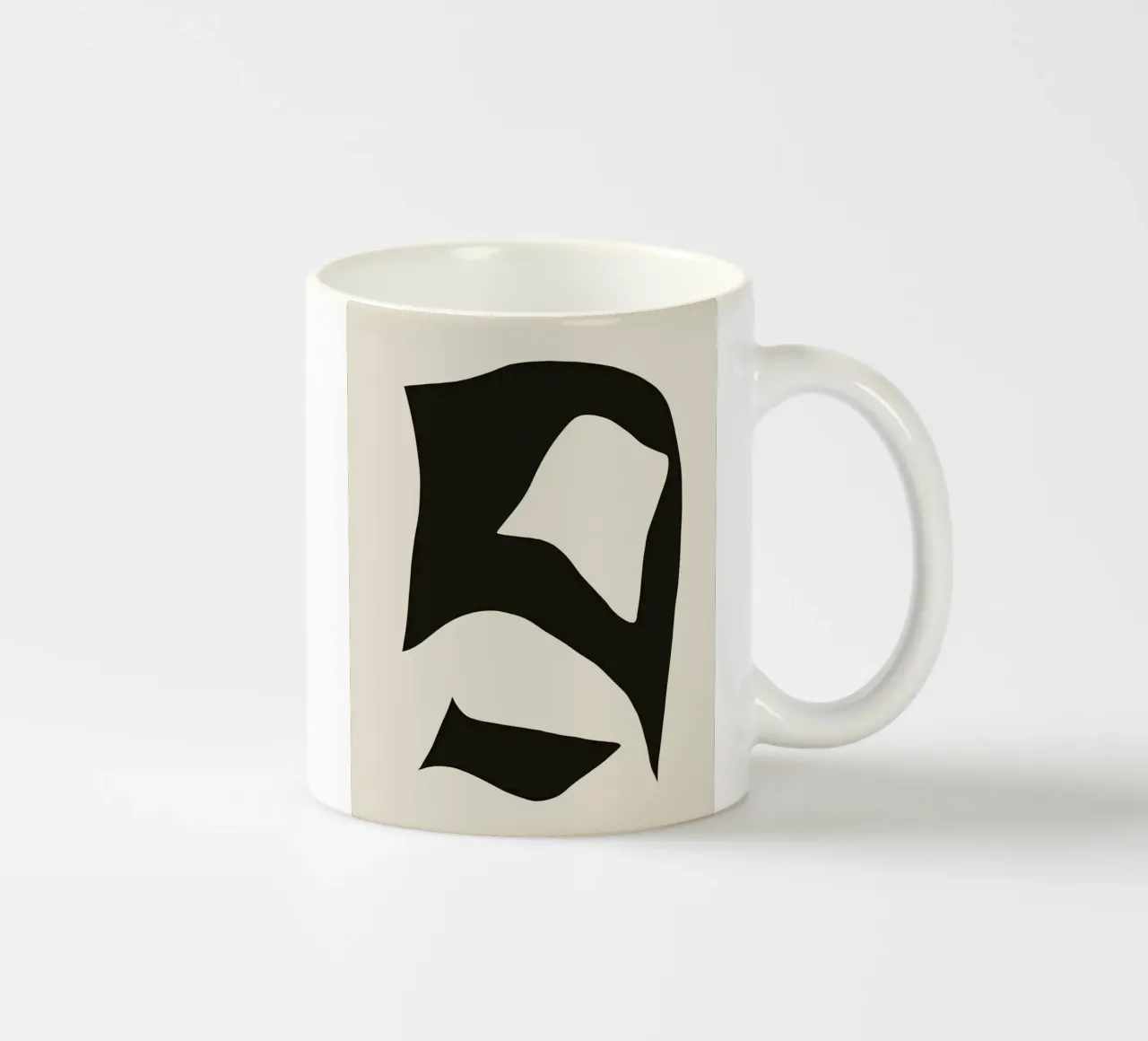 Astratto scuro 02 tazza in ceramica da Little Dean