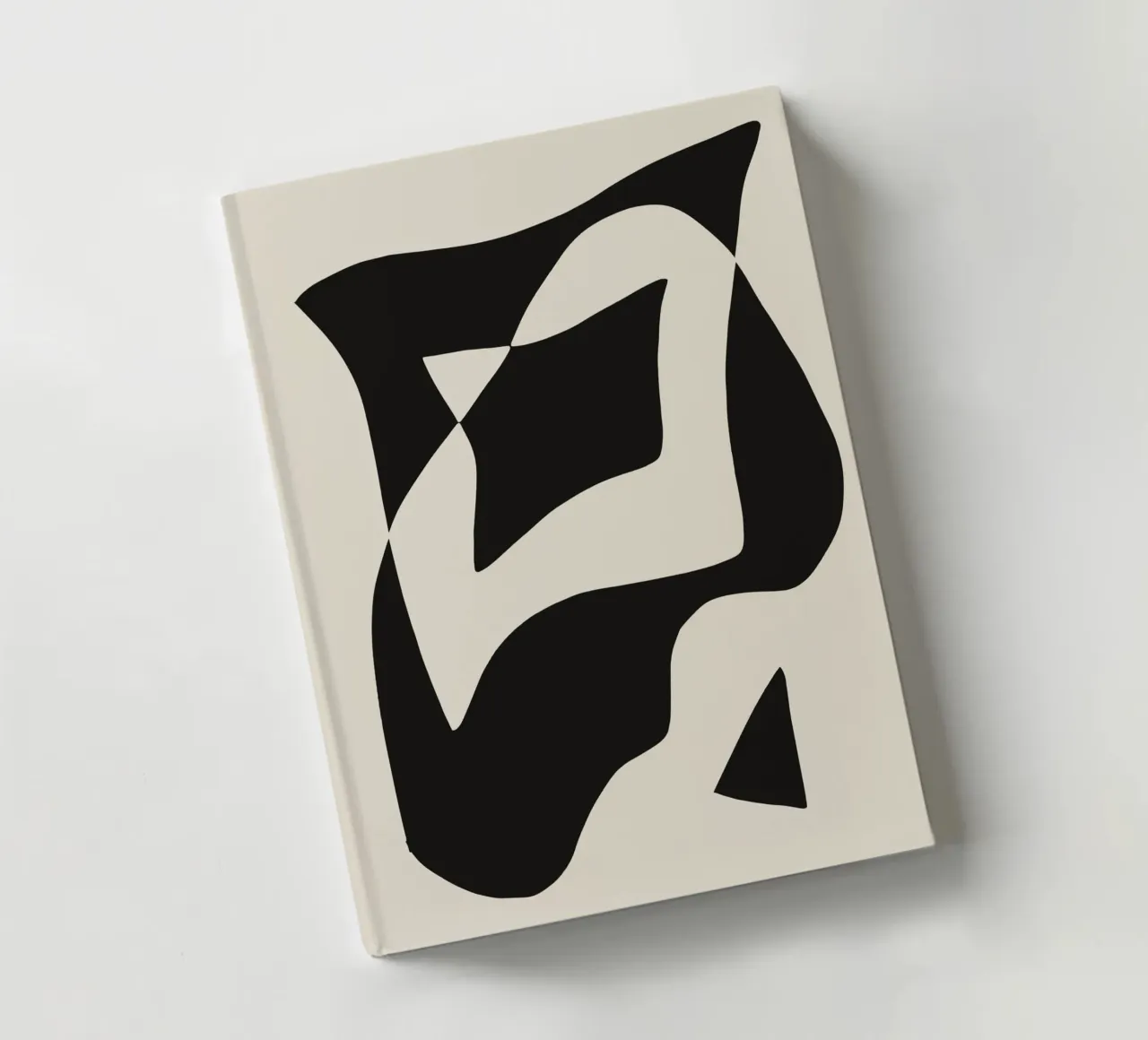 Dark abstract 04 notebook by Little Dean