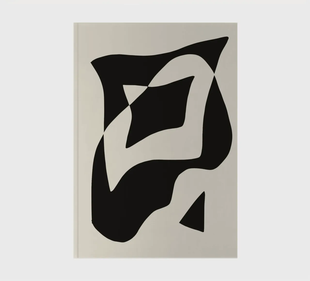 Dark abstract 04 notebook by Little Dean