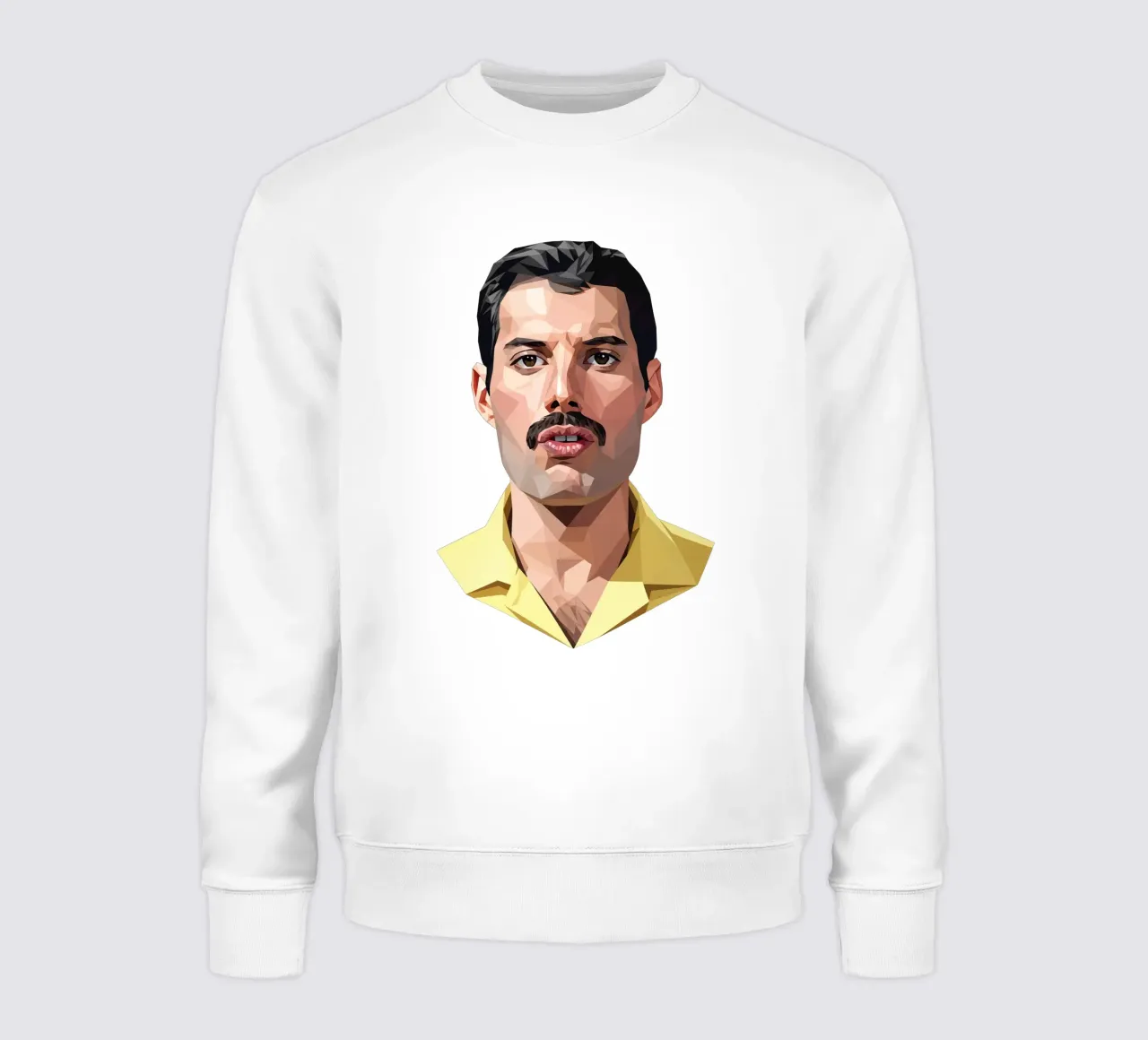 Freddie Mercury Low poly felpa da Low Profile