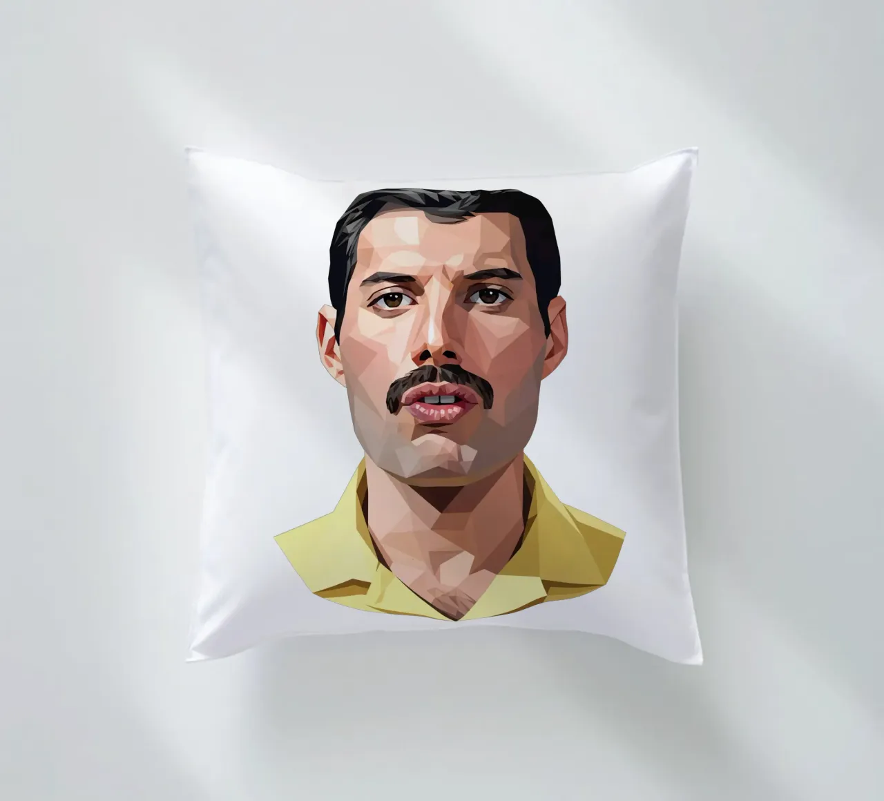 Freddie Mercury Low poly cuscino da Low Profile