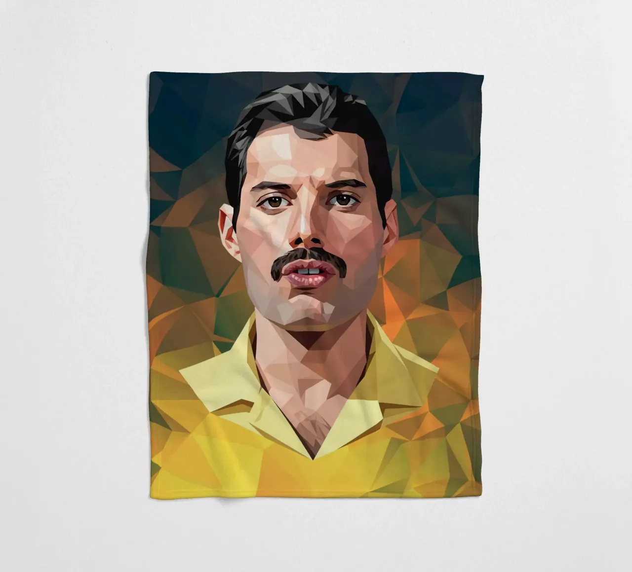 Freddie Mercury Low poly coperta in pile da Low Profile