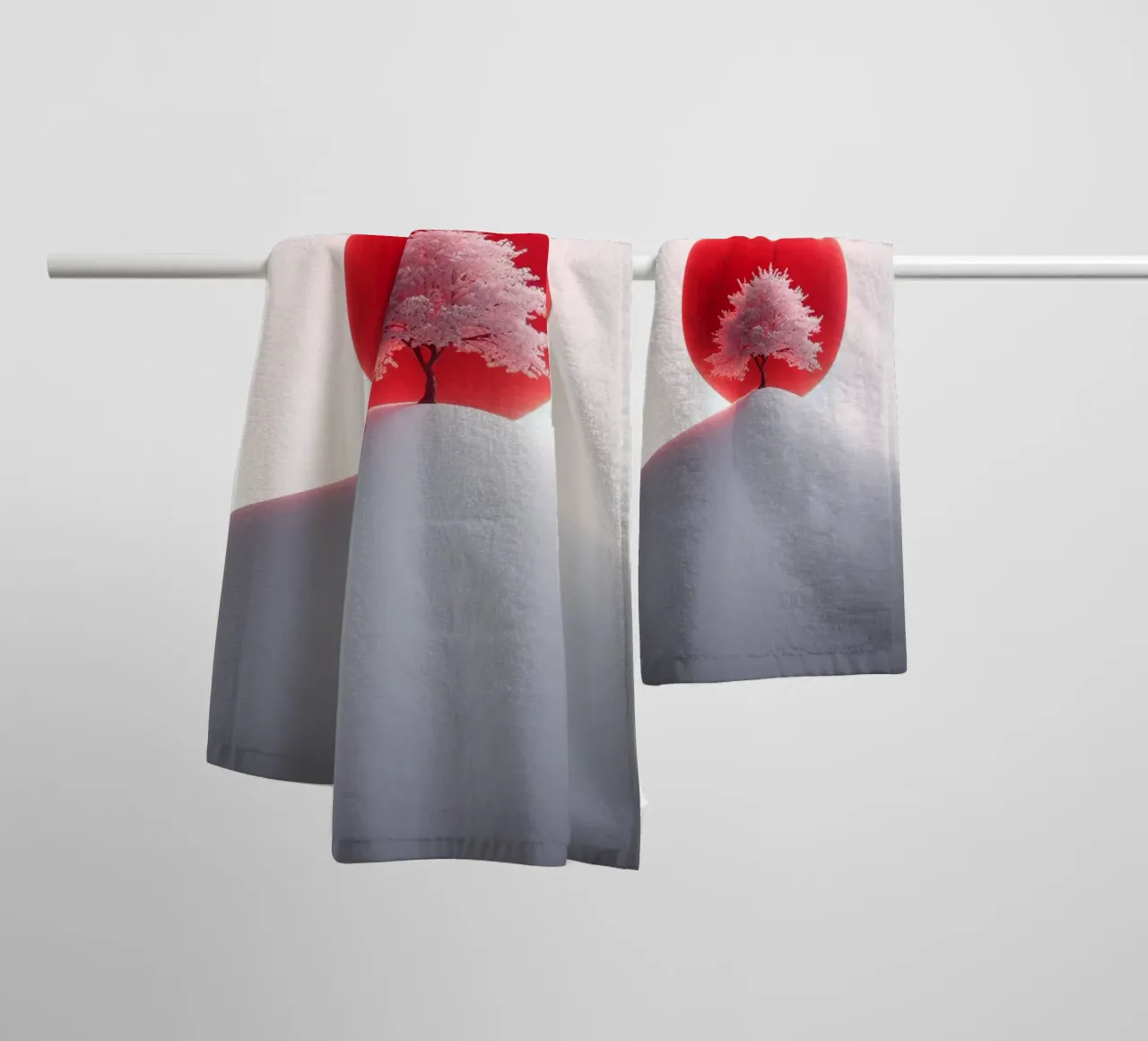 Sakura Baum No. 2 towel by BenCoStyle