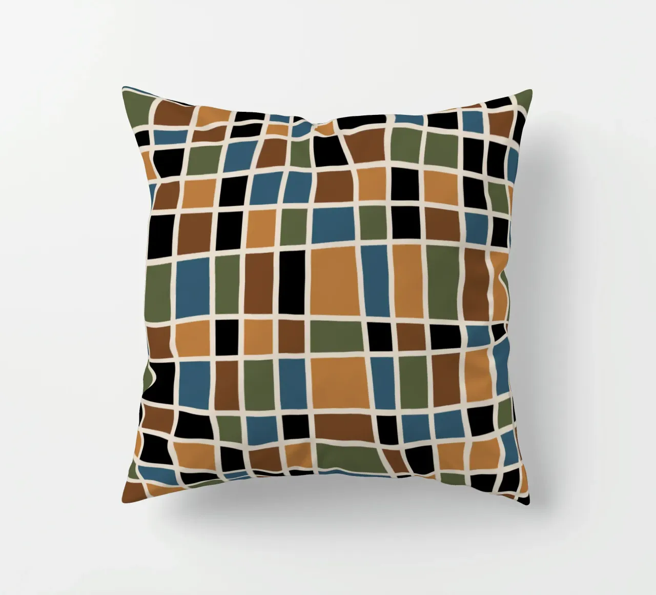 Moody fall shapes cuscino da TijanaArtStudio88