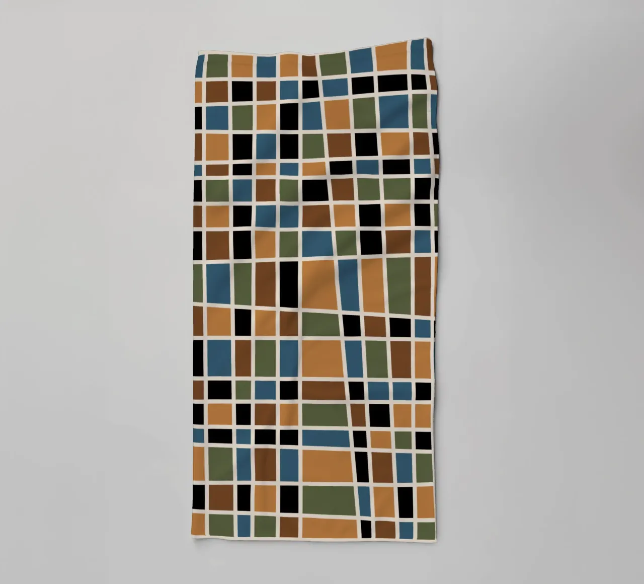 Moody fall shapes asciugamano da bagno da TijanaArtStudio88