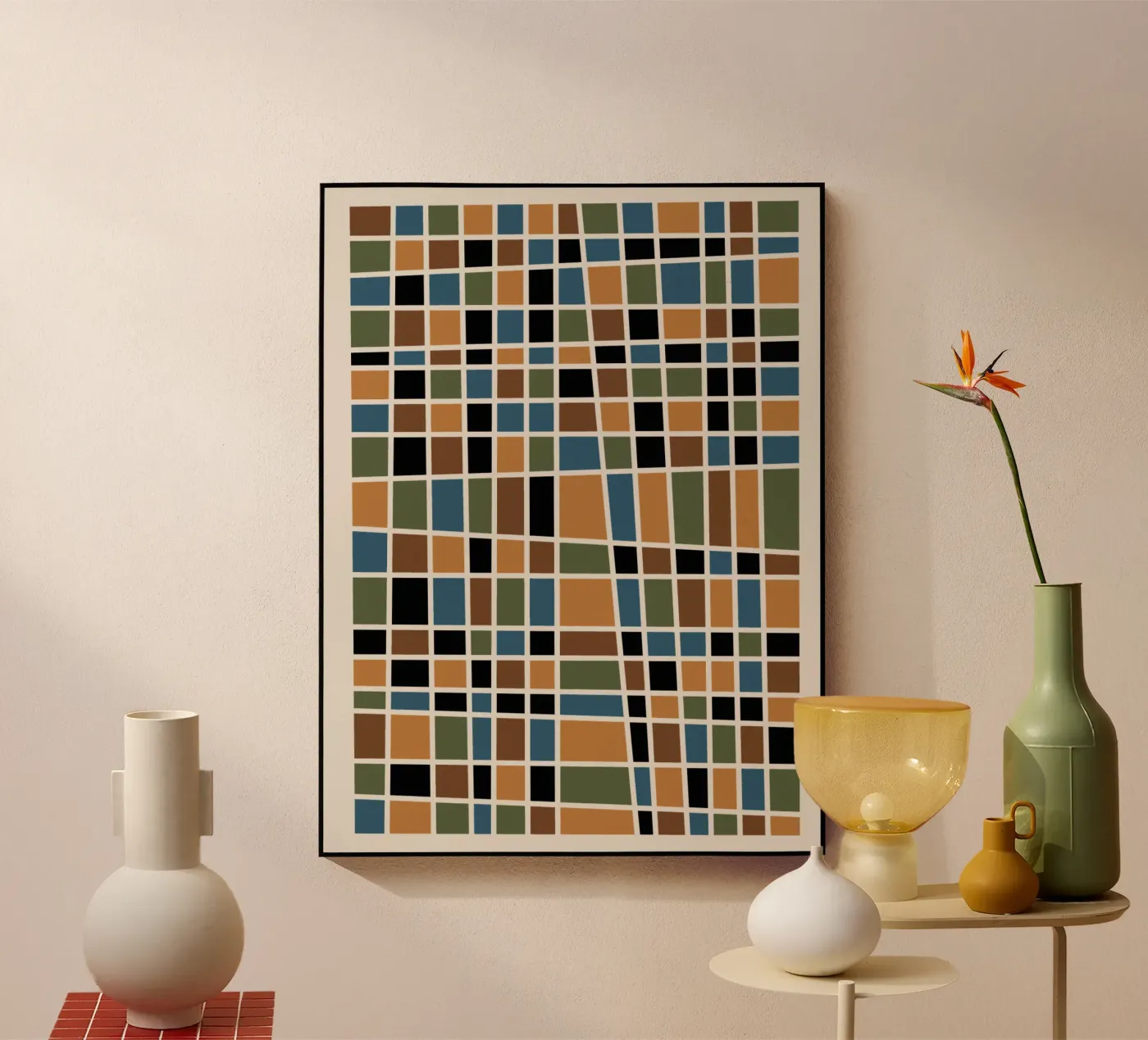 Moody fall shapes plexiglass da TijanaArtStudio88