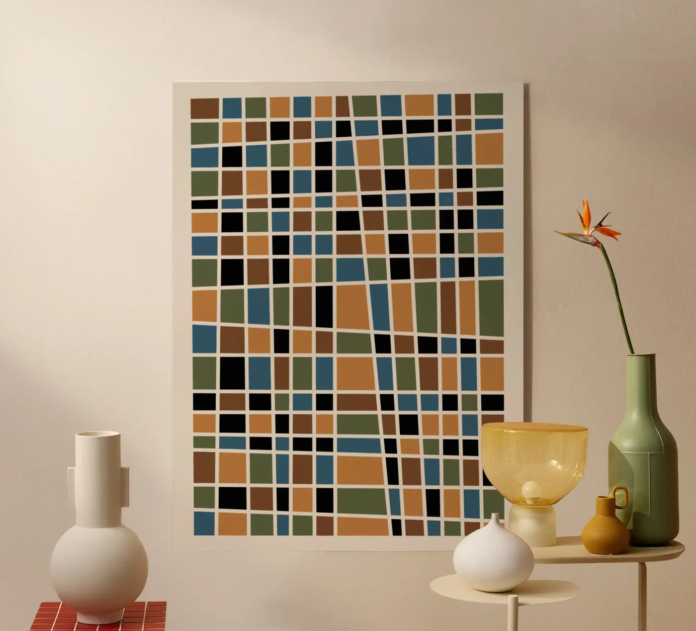 Moody fall shapes plexiglass da TijanaArtStudio88