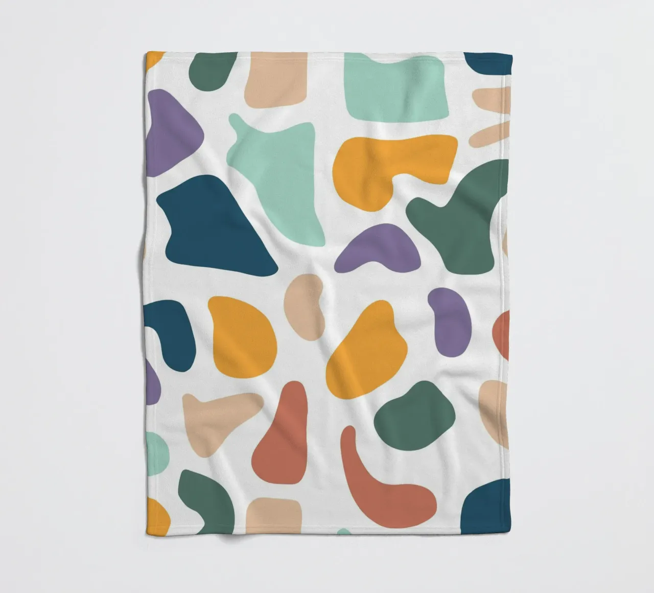 Pastel pattern mid century coperta in pile da BAINAI