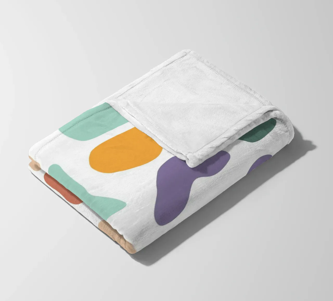 Pastel pattern mid century coperta in pile da BAINAI