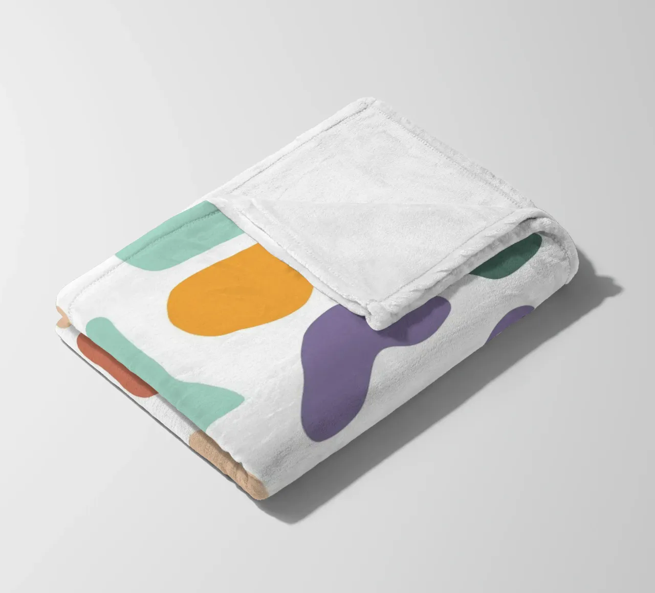 Pastel pattern mid century coperta in pile da BAINAI