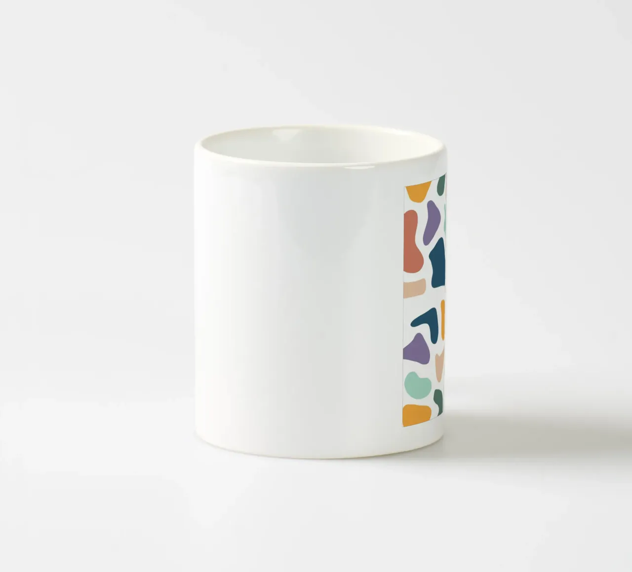 Pastel pattern mid century tazza in ceramica da BAINAI