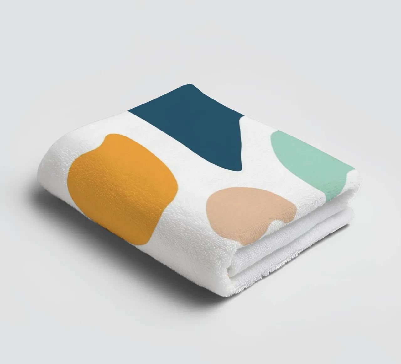 Pastel pattern mid century asciugamano da bagno da BAINAI