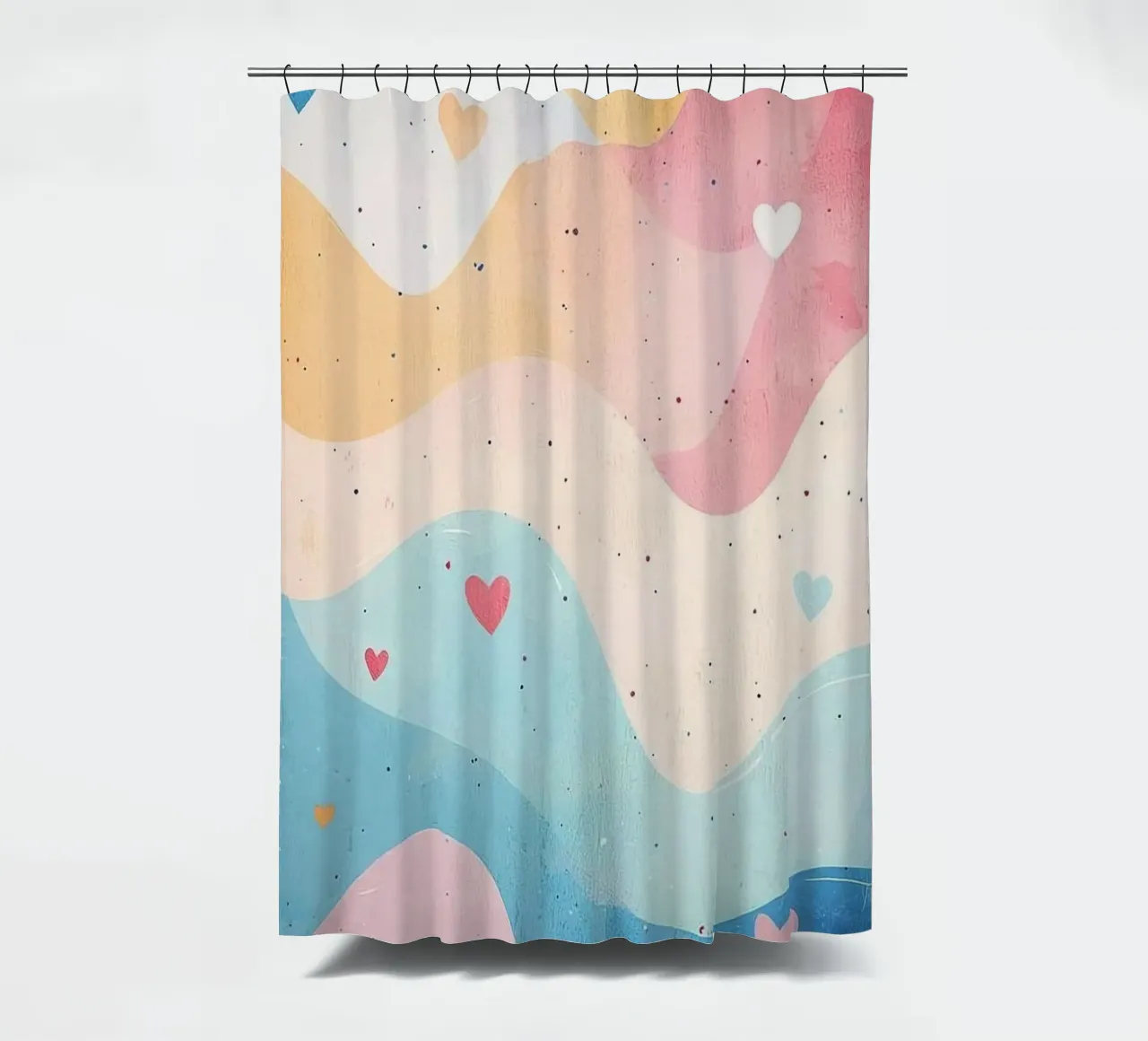 curve colorful gradient tenda da doccia da comura