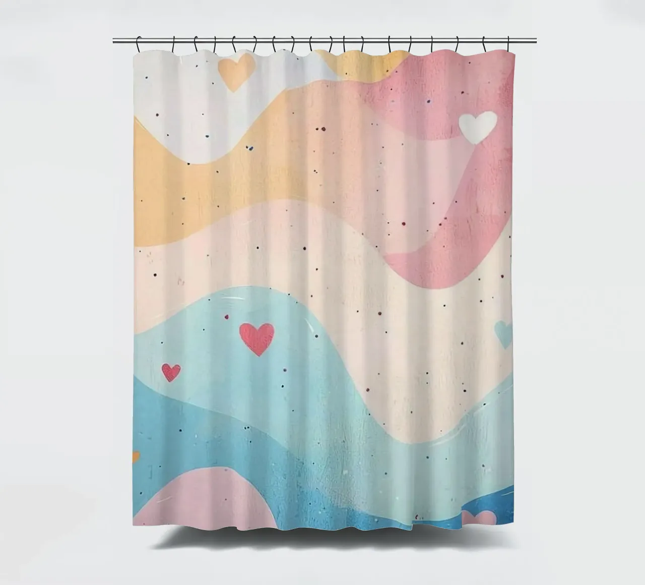 curve colorful gradient tenda da doccia da comura