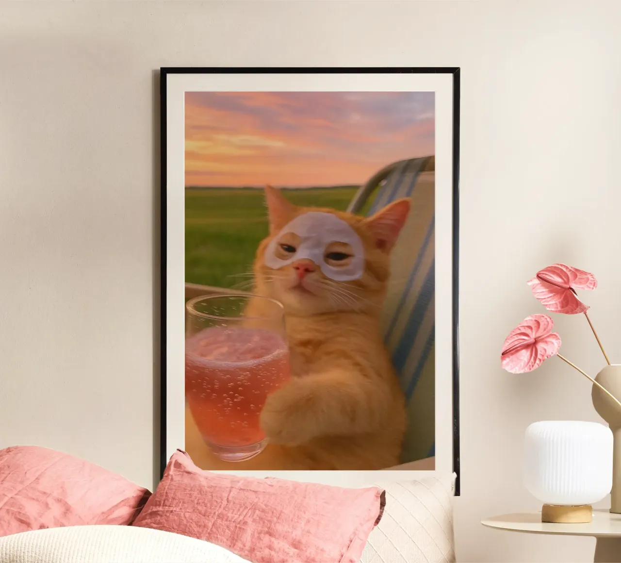 cat with juice carta hahnemühle da comura