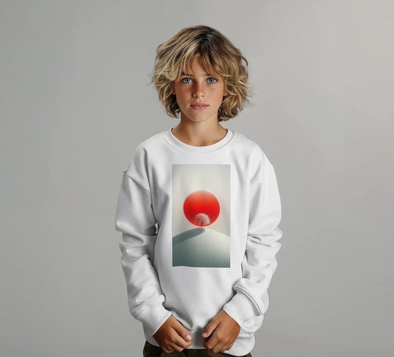 Sakura Baum n. 3 felpa bambino da BenCoStyle