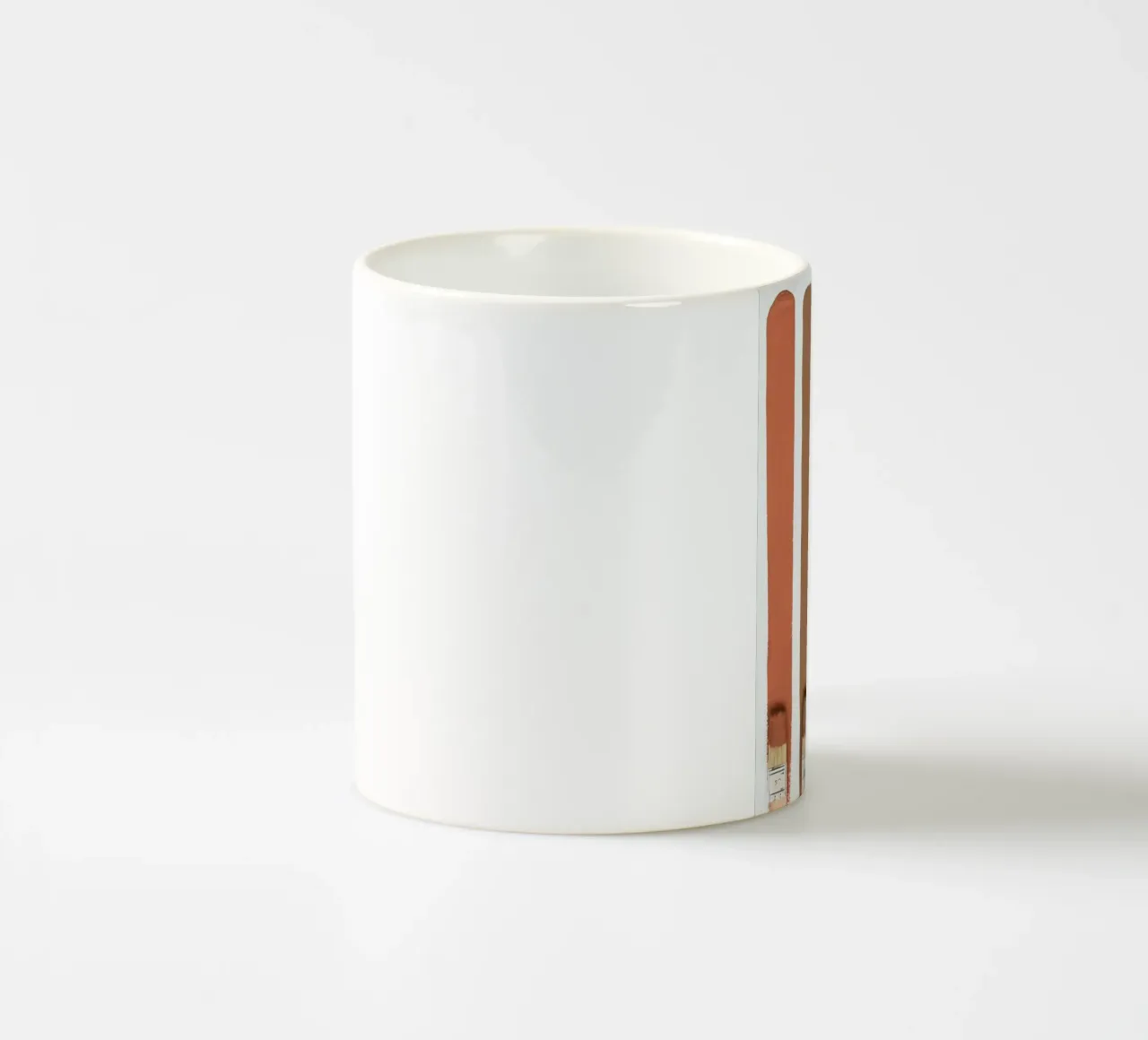 line draw art tazza in ceramica da comura