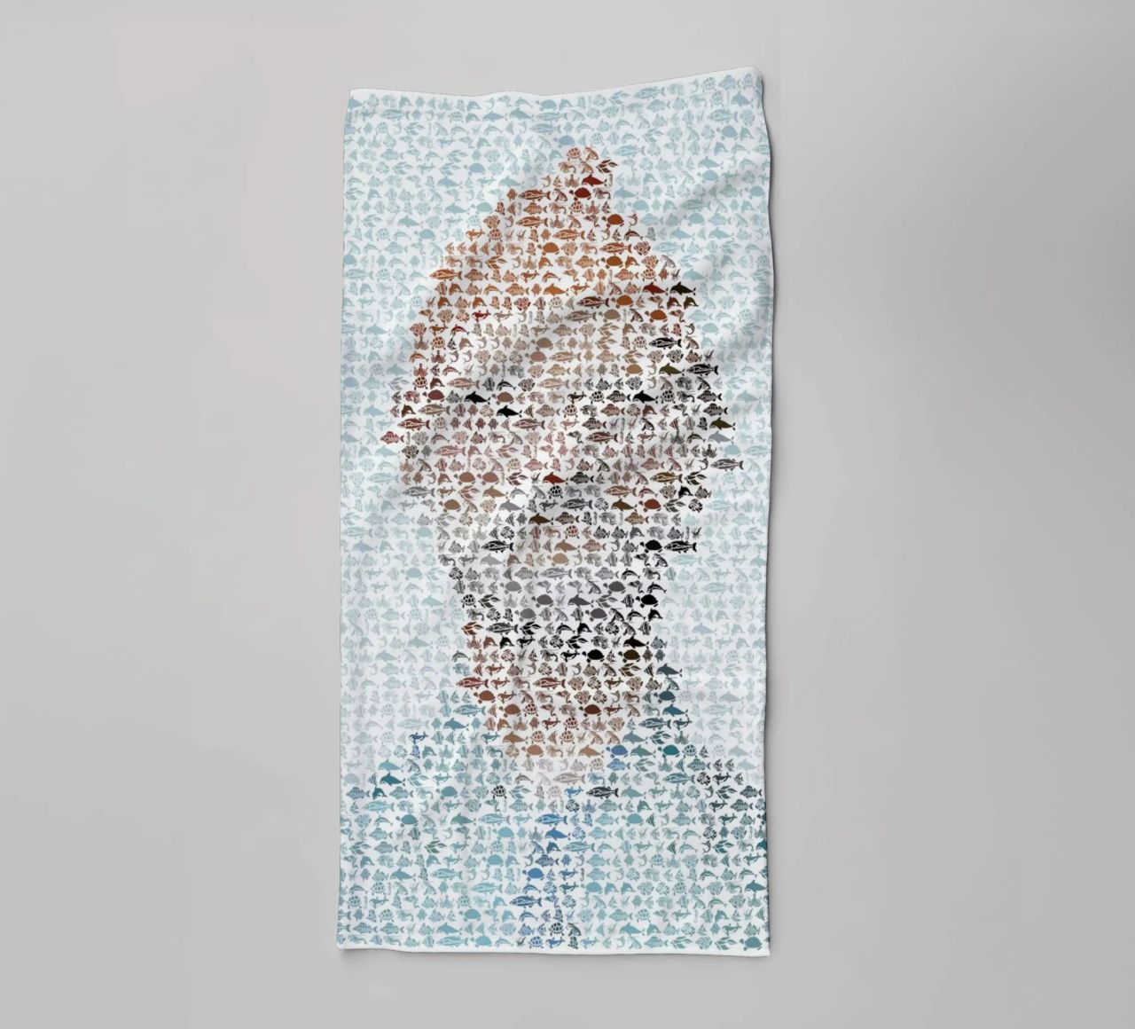 The Aquatic Steve Zissou asciugamano da bagno da Robotic Ewe