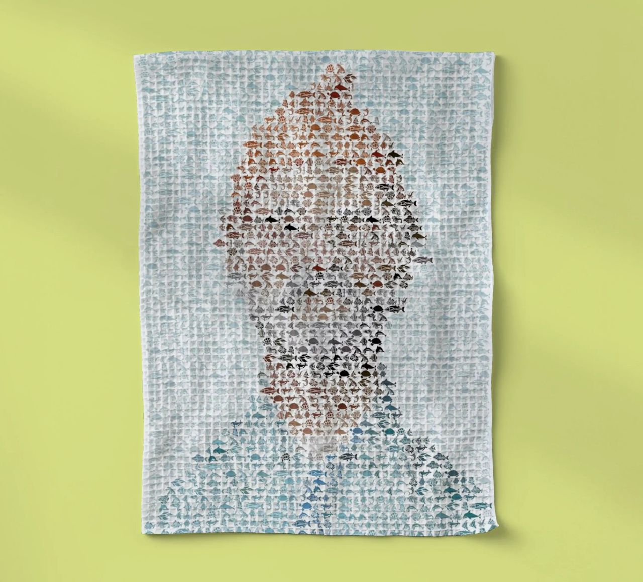 The Aquatic Steve Zissou torchon de Robotic Ewe