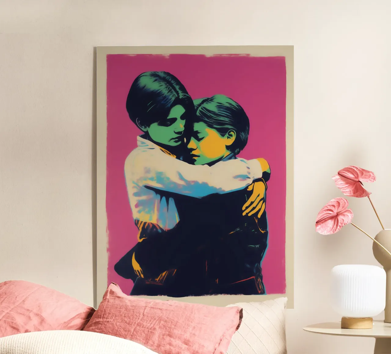 Abbraccio profondo | Grandi sentimenti in colori emozionali plexiglass da Autofocus