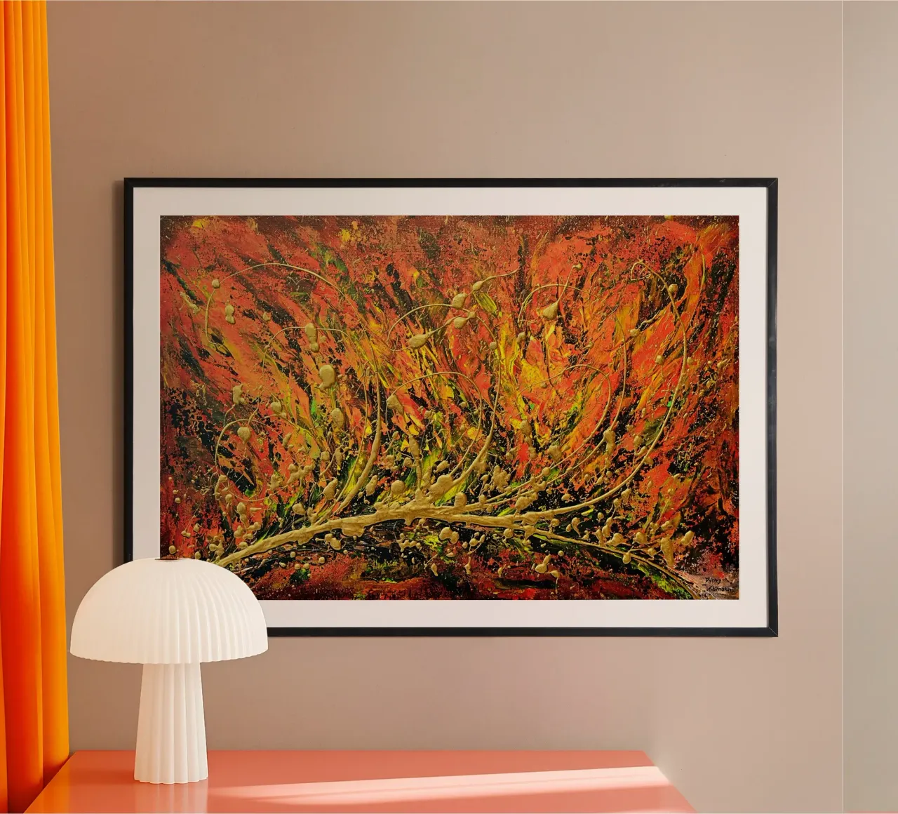 SINFONIA D'AUTUNNO poster da Thierry Vobmann Abstract painting