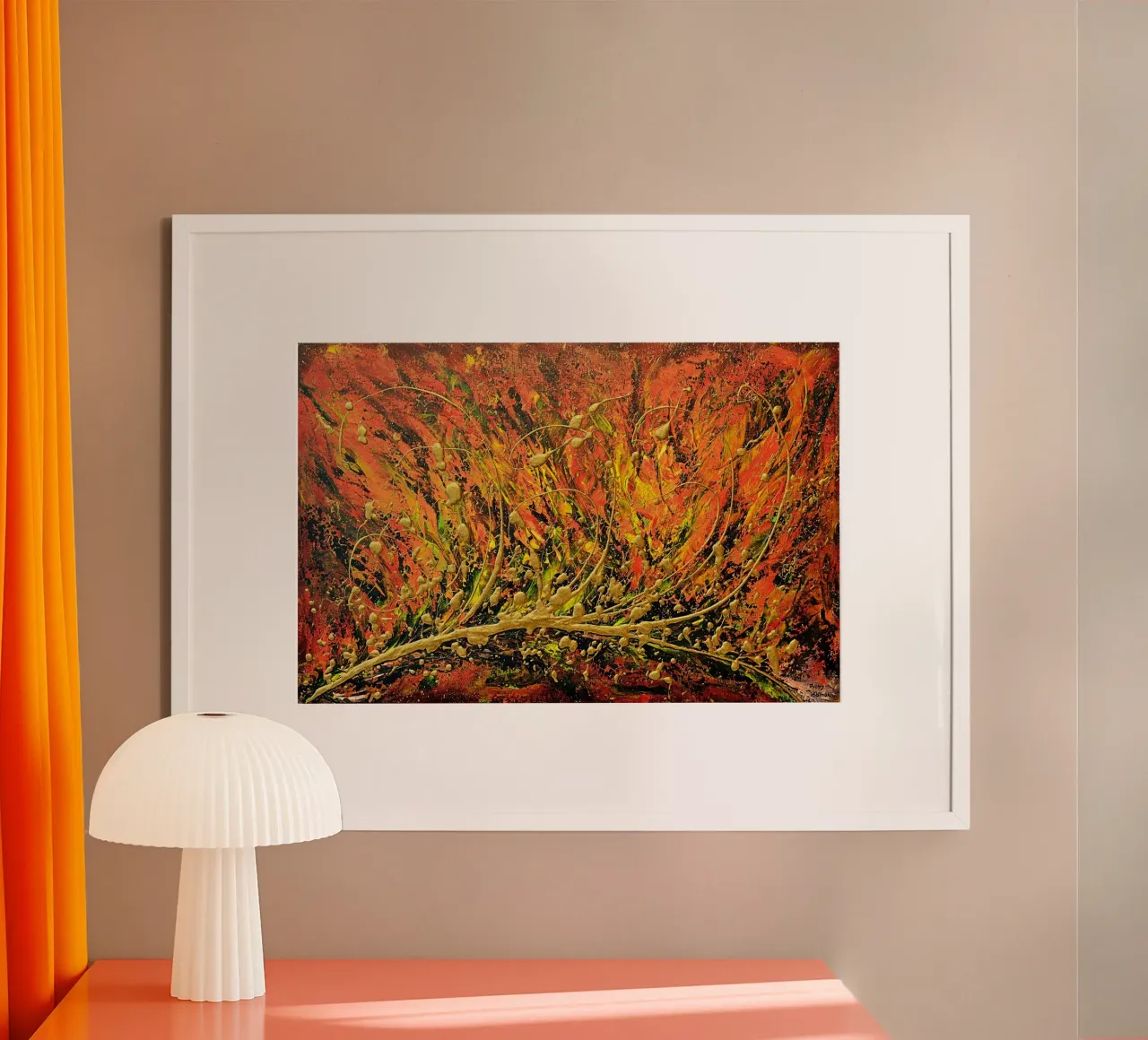 SINFONIA D'AUTUNNO poster da Thierry Vobmann Abstract painting