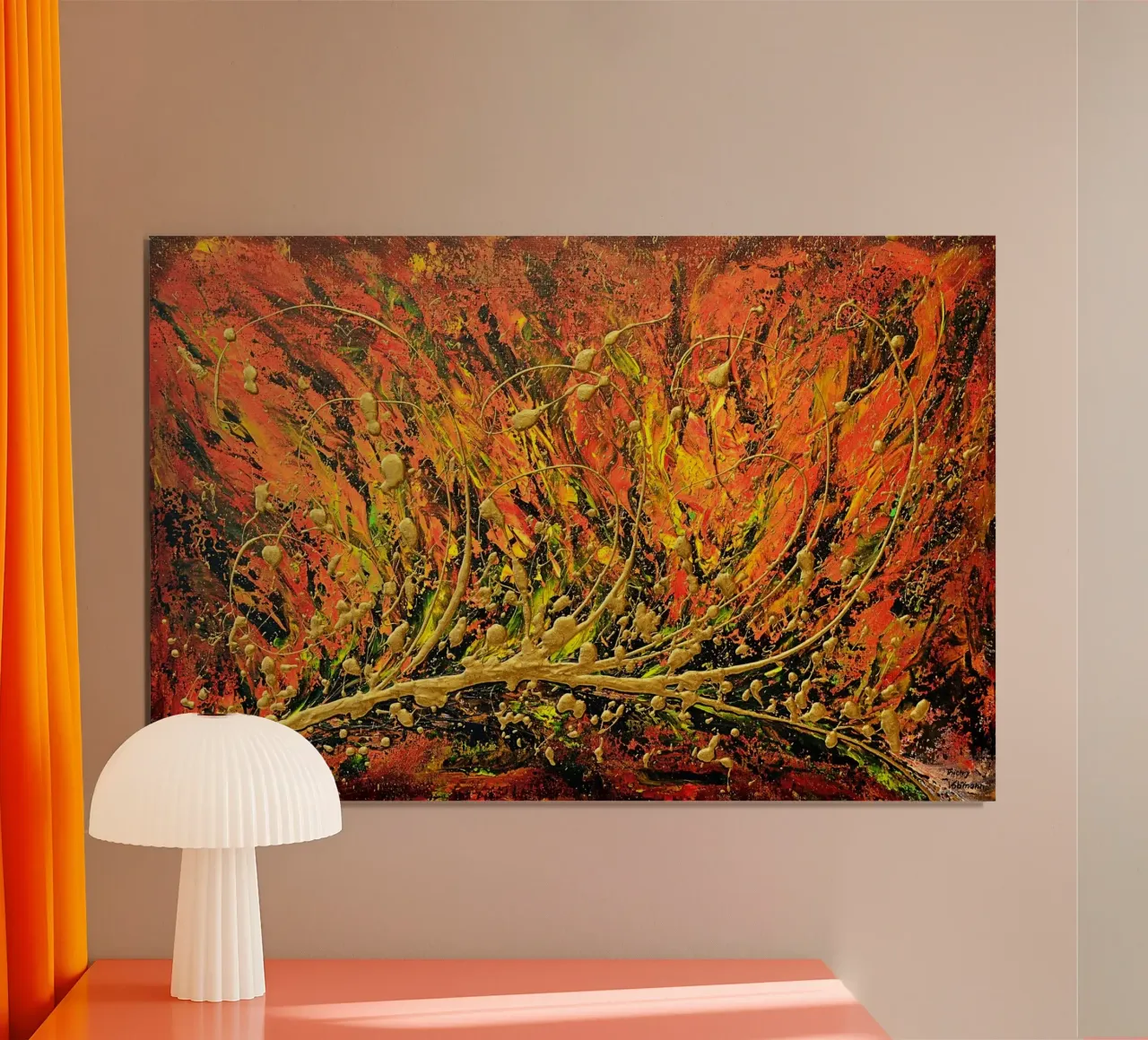 SINFONIA D'AUTUNNO poster da Thierry Vobmann Abstract painting