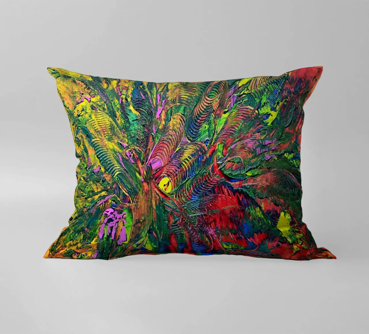 SET AUTUNNO cuscino da Thierry Vobmann Abstract painting