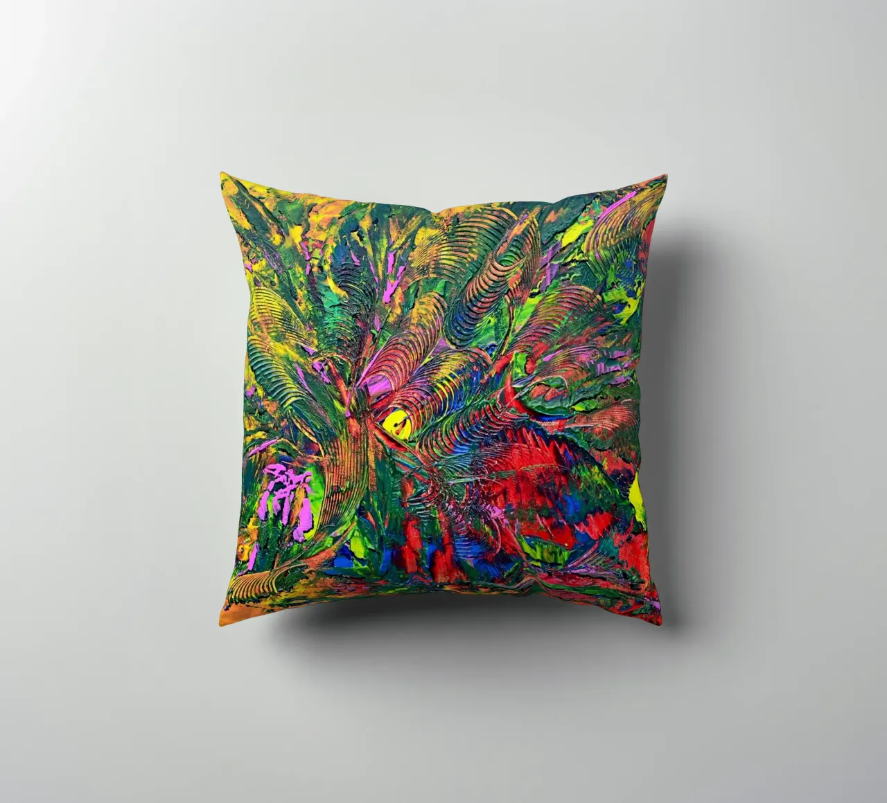 SET AUTUNNO cuscino da Thierry Vobmann Abstract painting