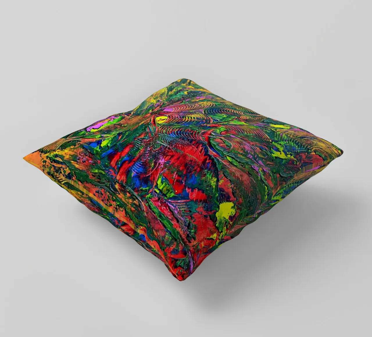 SET AUTUNNO cuscino da Thierry Vobmann Abstract painting