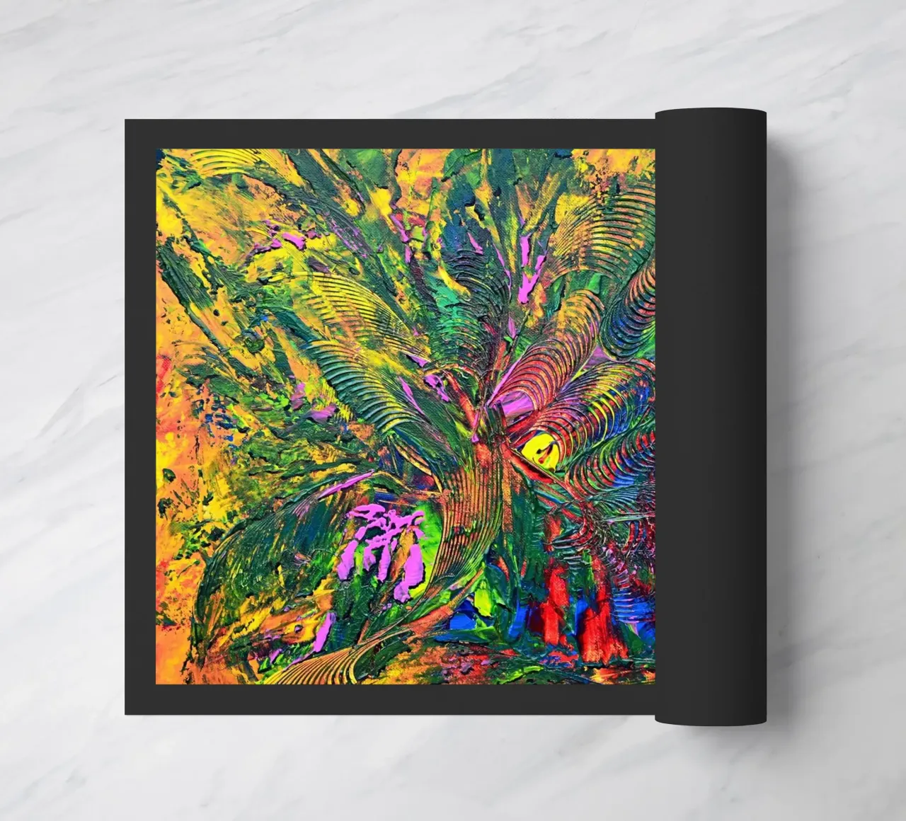SET AUTUNNO zerbino da Thierry Vobmann Abstract painting