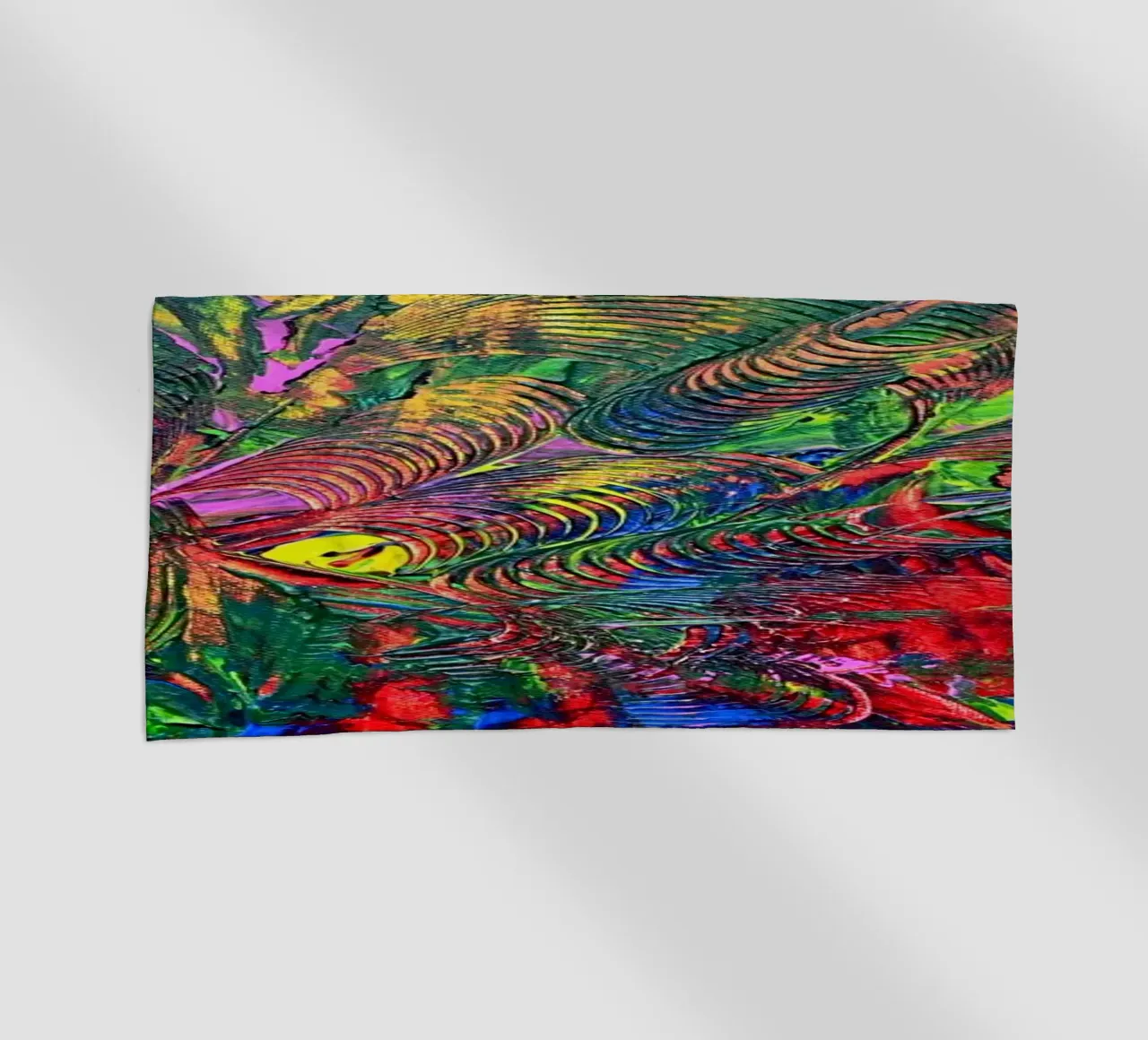 SET AUTUNNO telo mare da Thierry Vobmann Abstract painting