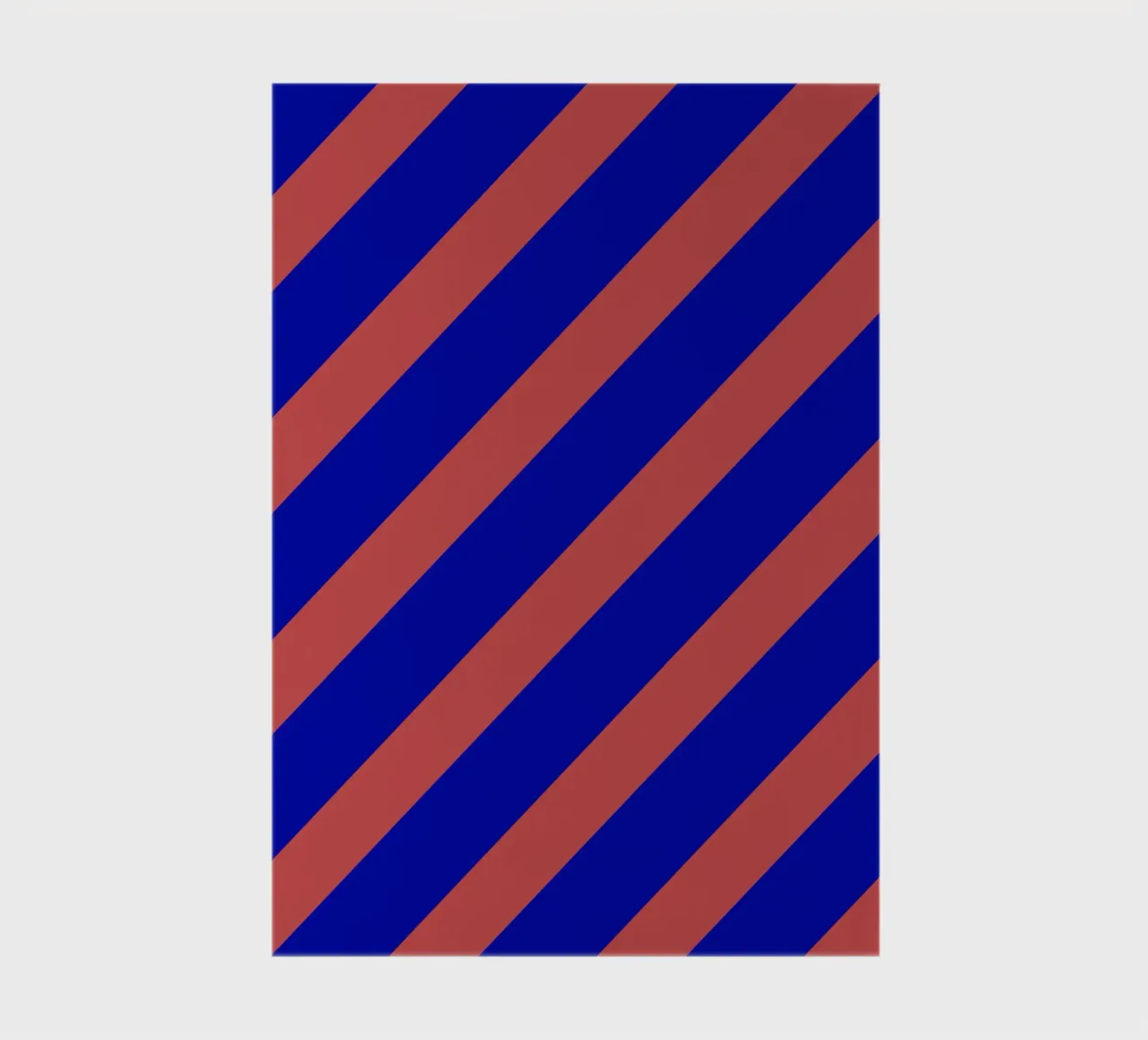Diagonal Stripes red blue carnet de notes de Studio ROSAGRAU