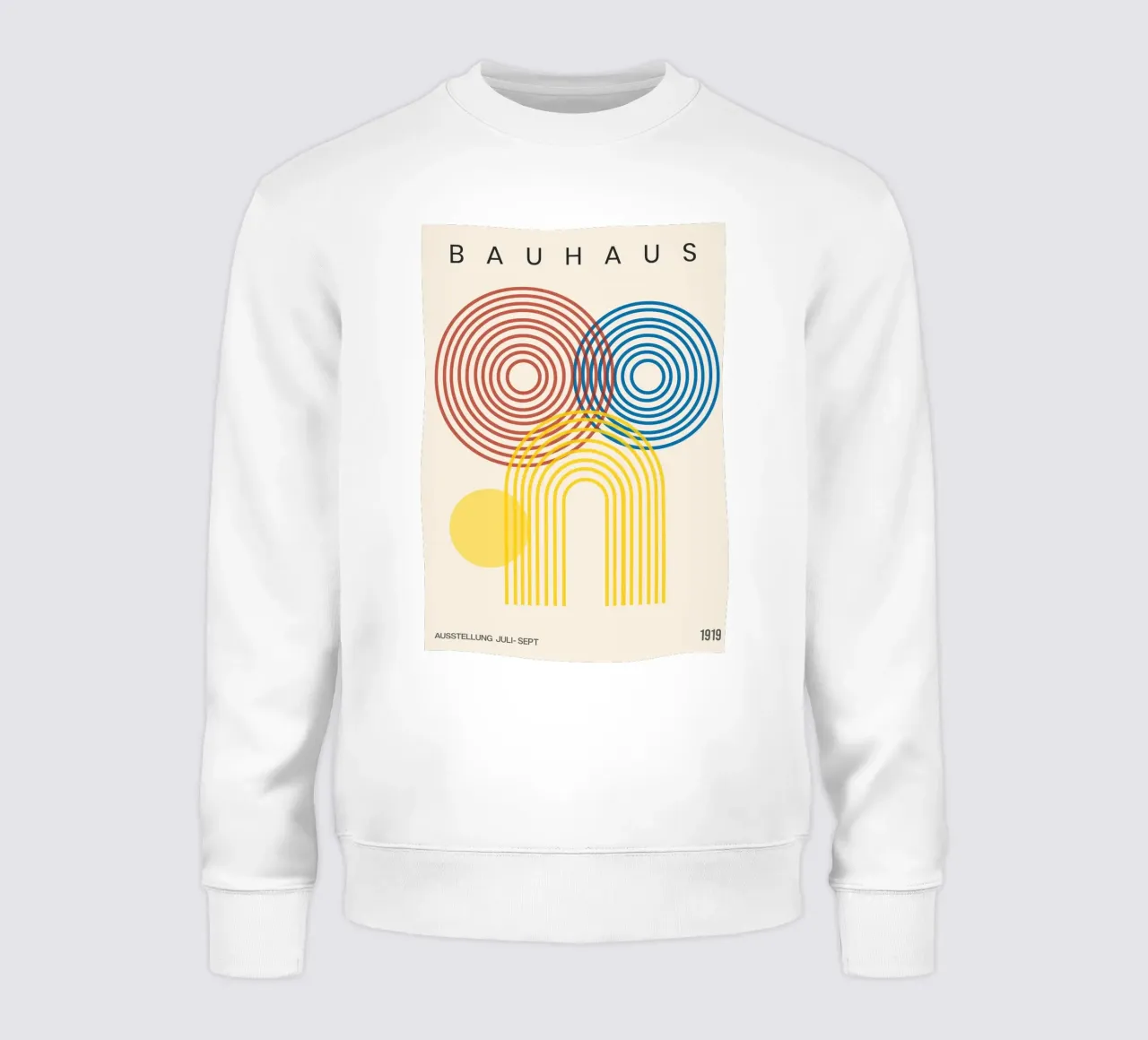 Bauhaus Geometric Abstract felpa da Attaboy Dsgn