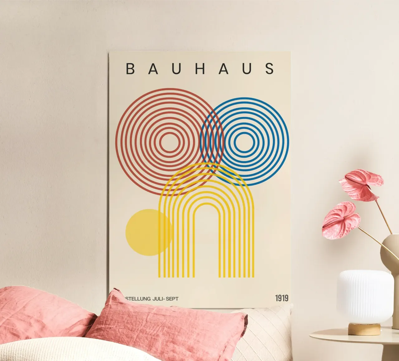 Bauhaus Geometric Abstract poster by Attaboy Dsgn