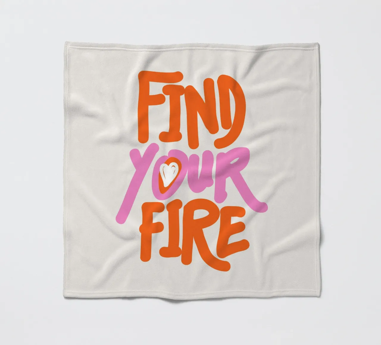Trova il tuo fuoco coperta in pile da dericktype