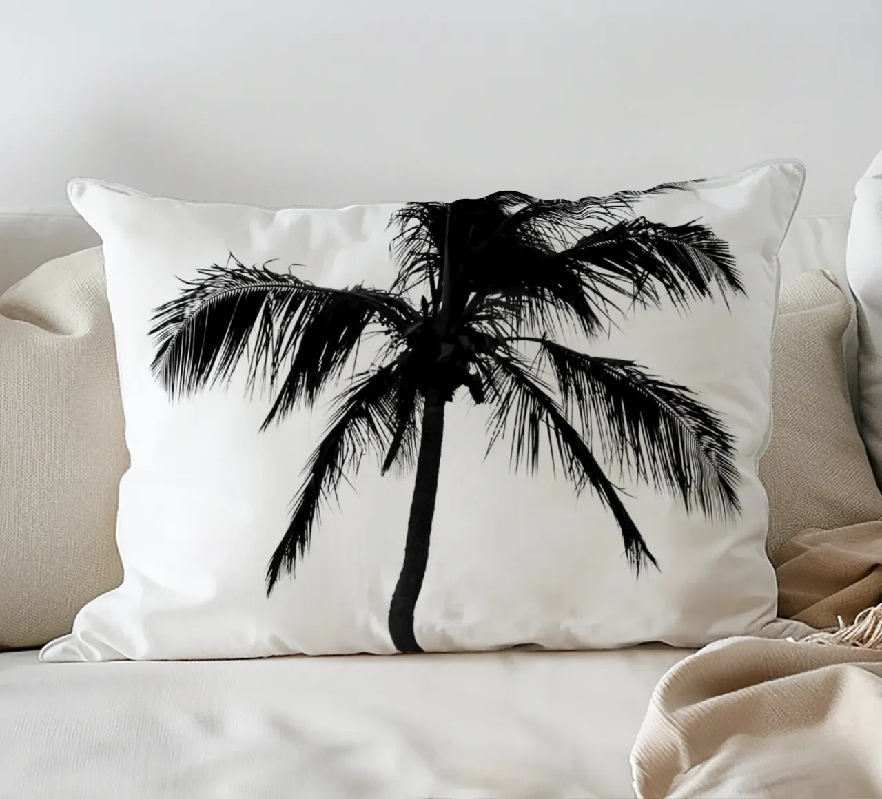 Tropical decorative cushion by rafael campezato