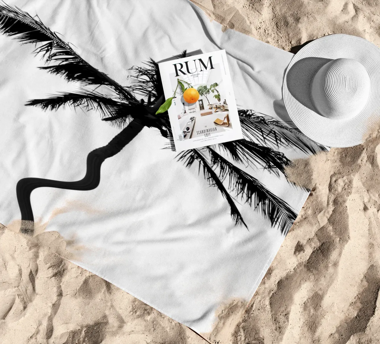 Tropisch strandhanddoek van rafael campezato