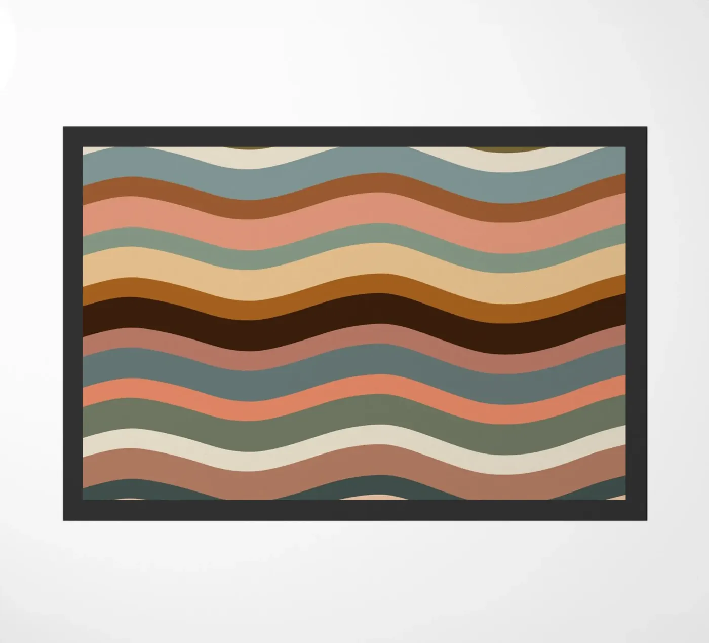 Waves retro deurmat van BAINAI