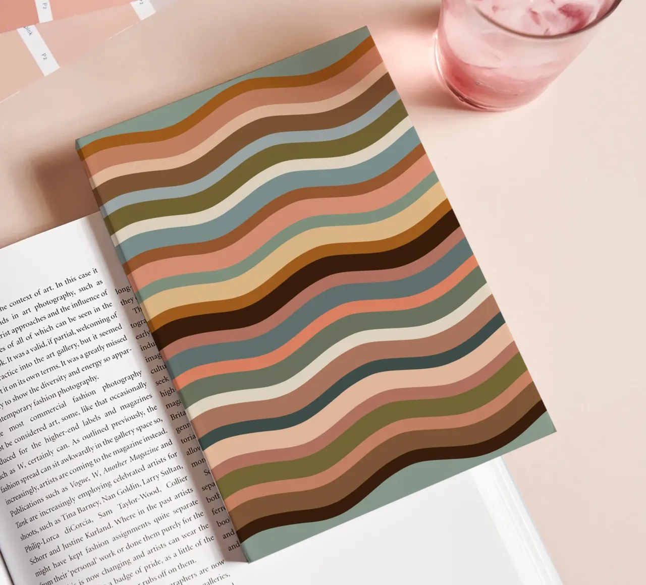 Waves retro carnet de notes de BAINAI