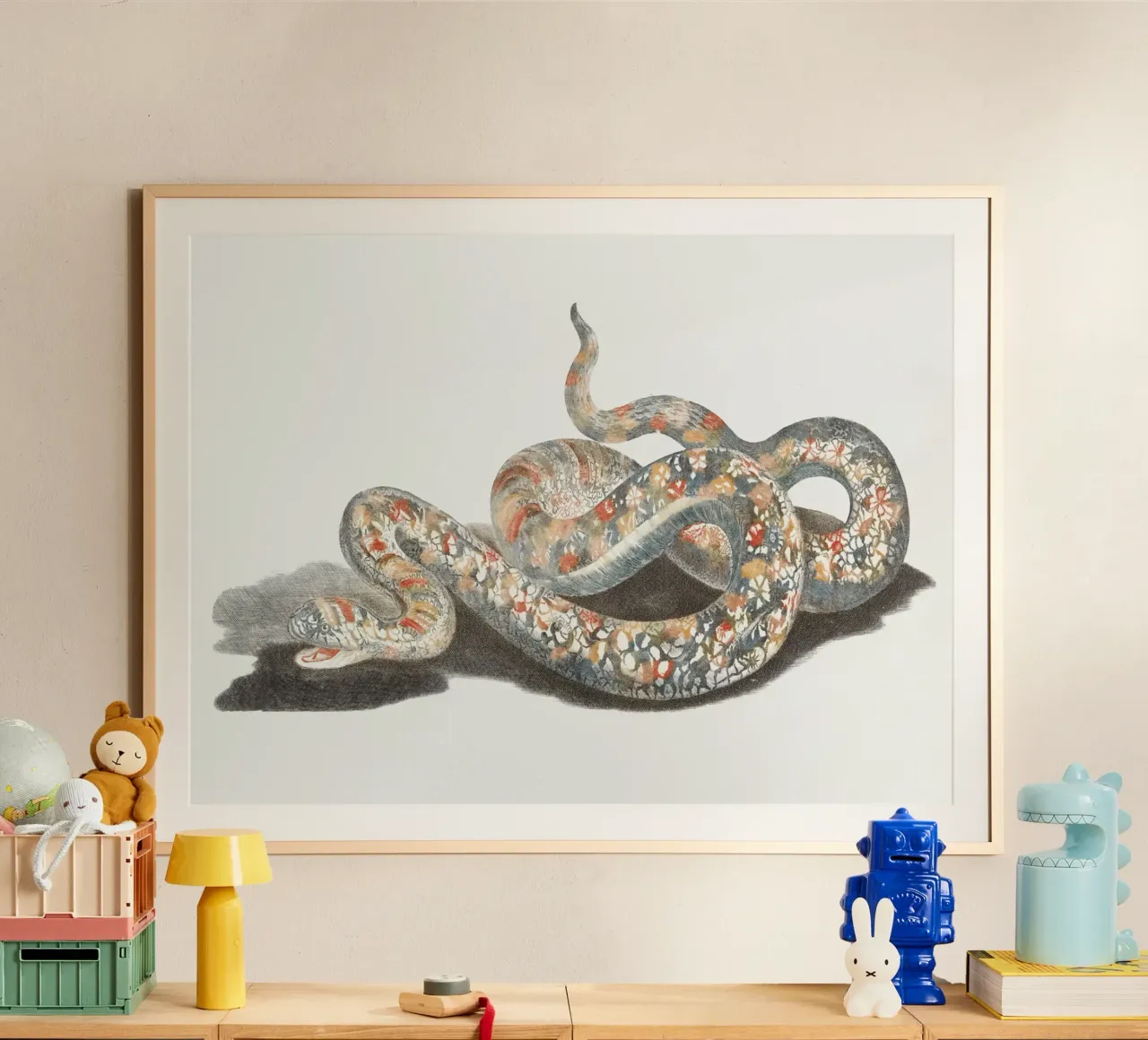 A snake carta hahnemühle da vintageshop