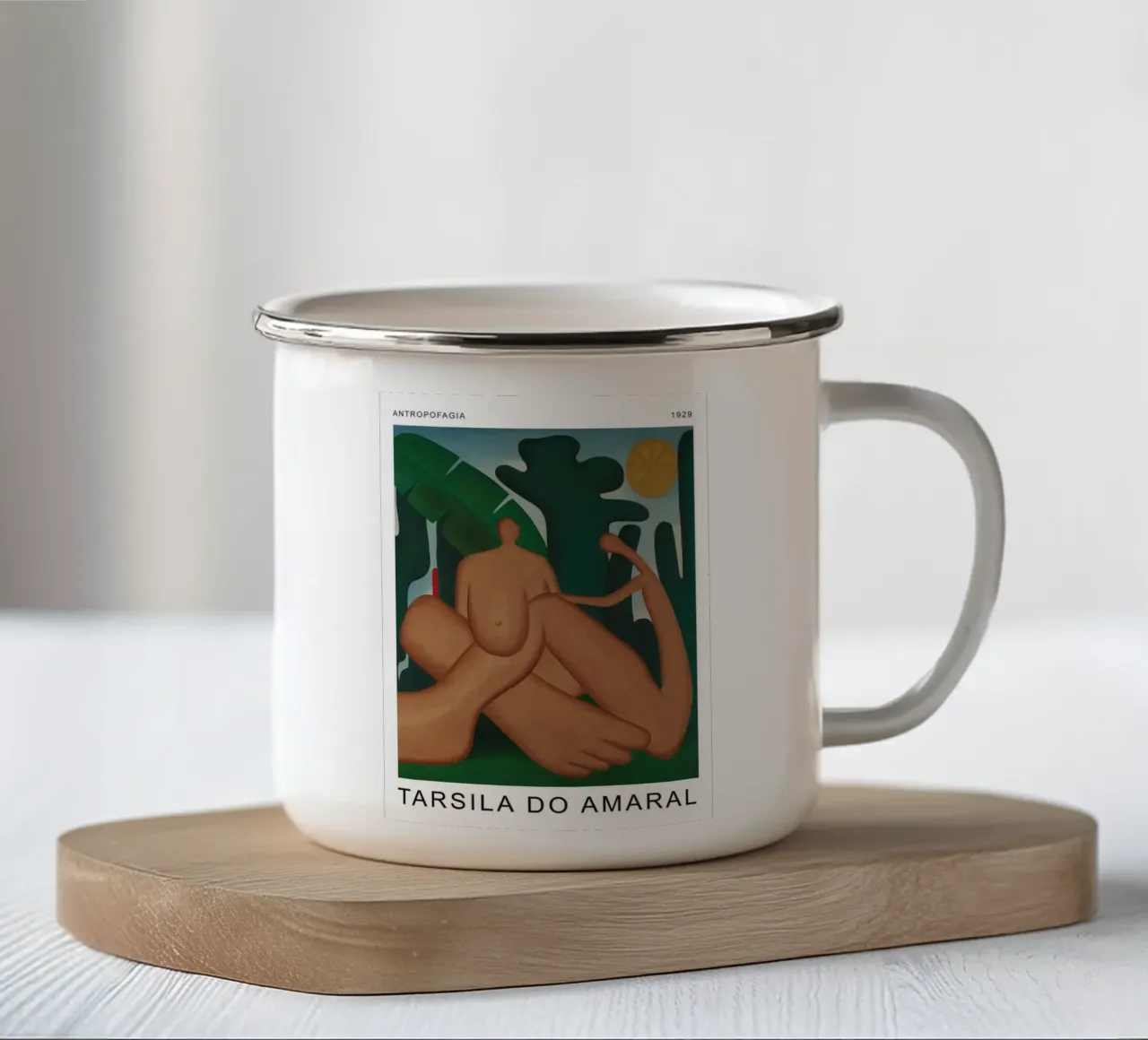Antropofagia, 1929 tazza in smalto da Tobias Coll