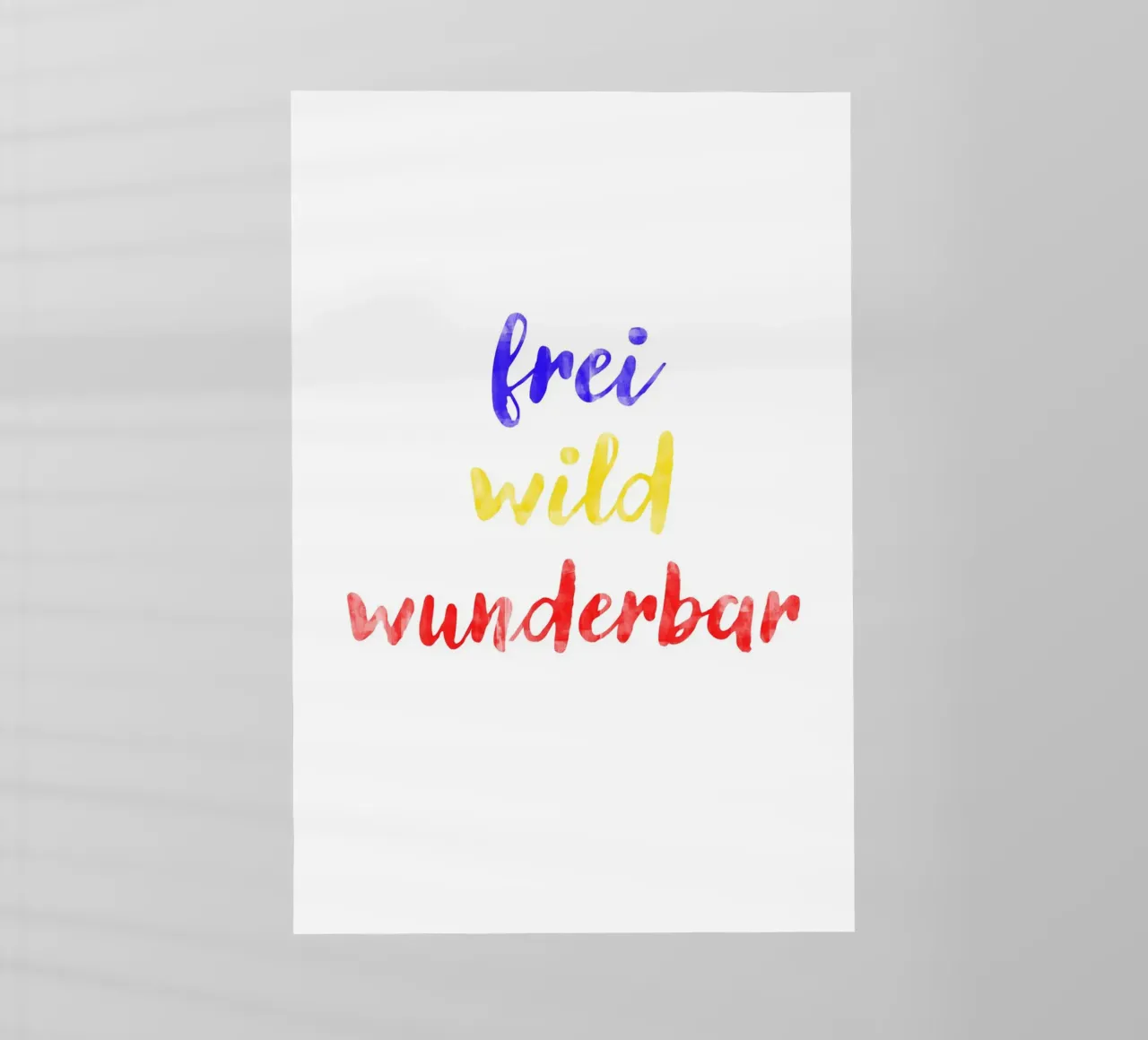 Frei Wild Wunderbar pellicola backlit da Attaboy Dsgn